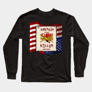 The American Serial Killer Guidebook Logo - Transparent Background Long Sleeve T-Shirt